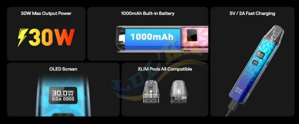 OXVA Xlim Classic Edition Kit 1000mAh (Purple Pink) OXVA Xlim Classic Edition Kit 1000mAh (Purple Pink)