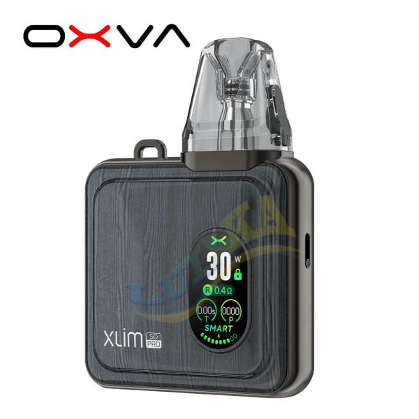 OXVA Xlim SQ Pro Kit 1200mAh (Gunmetal Wood) OXVA Xlim SQ Pro Kit 1200mAh (Gunmetal Wood)