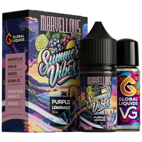 Marvellous Summer Vibes Purple Lemonade 30мл. Marvellous Summer Vibes Purple Lemonade 30мл.