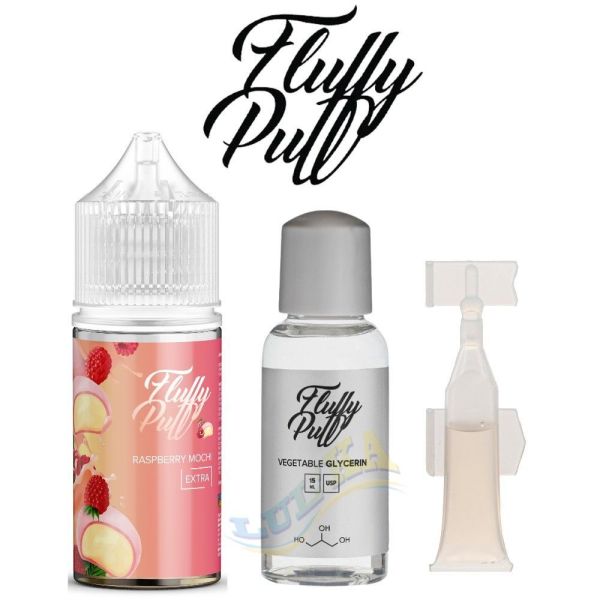 Набір Fluffy Puff Salt Raspberry Mochi 30 мл. Набір Fluffy Puff Salt Raspberry Mochi 30 мл.