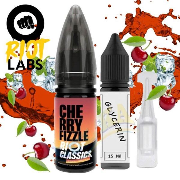 Набір Riot Classics Cherry Fizzle Salt 30 мл. Набір Riot Classics Cherry Fizzle Salt 30 мл.