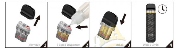 Картридж Smok Novo Pod Meshed Top-Fill (0.8 ohm) Картридж Smok Novo Pod Meshed Top-Fill (0.8 ohm)