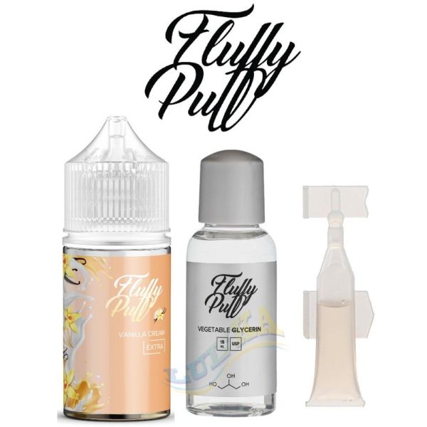 Набір Fluffy Puff Salt Vanilla Cream 30 мл. Набір Fluffy Puff Salt Vanilla Cream 30 мл.
