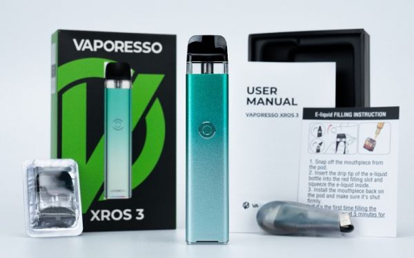 Vaporesso XROS 3 Pod Kit 1000 mAh (Mint Green) Vaporesso XROS 3 Pod Kit 1000 mAh (Mint Green)