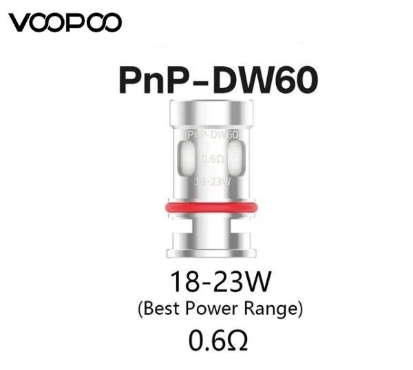Випаровувач Voopoo PnP-DW60 Mesh Coil (0.6 ohm) Випаровувач Voopoo PnP-DW60 Mesh Coil (0.6 ohm)