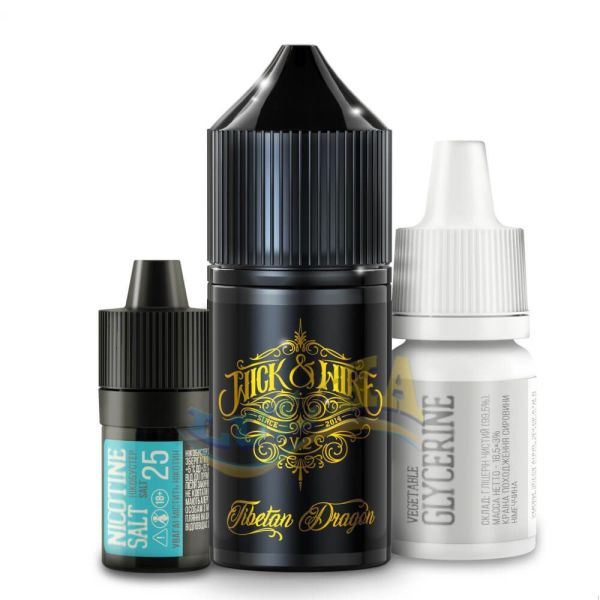 Набір Wick&Wire V2 Salt Tibetan Dragon 25 мг/мл 30 мл. Набір Wick&Wire V2 Salt Tibetan Dragon 25 мг/мл 30 мл.