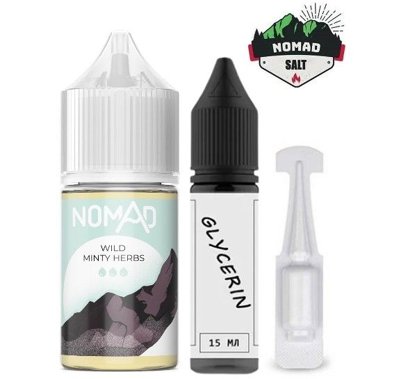 Набір Nomad Salt Wіld Minty Herbs (50 мг/мл) 30 мл. Набір Nomad Salt Wіld Minty Herbs (50 мг/мл) 30 мл.