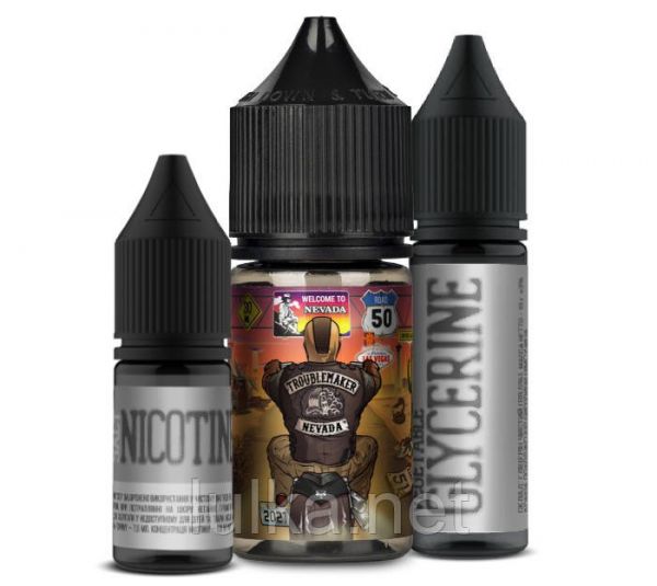 Набор Troublemaker SALT Nevada 50 мг/мл 30 мл. Набор Troublemaker SALT Nevada 50 мг/мл 30 мл.