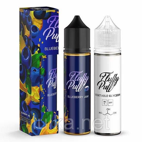 Набір Fluffy Puff Blueberry Jam 60мл Organiс Набір Fluffy Puff Blueberry Jam 60мл Organiс