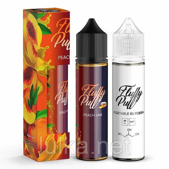 Набір Fluffy Puff Peach Jam 60мл Organiс Набір Fluffy Puff Peach Jam 60мл Organiс