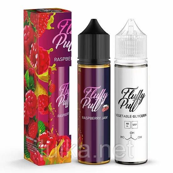 Набір Fluffy Puff Raspberry Jam 60мл Organiс Набір Fluffy Puff Raspberry Jam 60мл Organiс