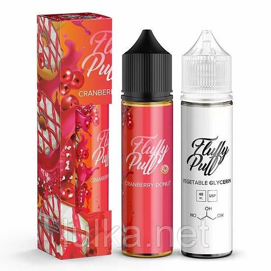 Набір Fluffy Puff Cranberry Donut 60мл Organiс Набір Fluffy Puff Cranberry Donut 60мл Organiс