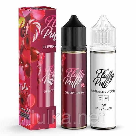 Набір Fluffy Puff Cherry Candy 60мл Organic Набір Fluffy Puff Cherry Candy 60мл Organic