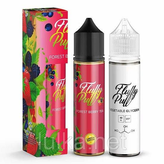 Набір Fluffy Puff Forest Berry Tea 60мл Organiс Набір Fluffy Puff Forest Berry Tea 60мл Organiс
