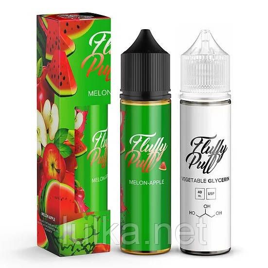 Набір Fluffy Puff Melon Apple 60мл Organiс Набір Fluffy Puff Melon Apple 60мл Organiс