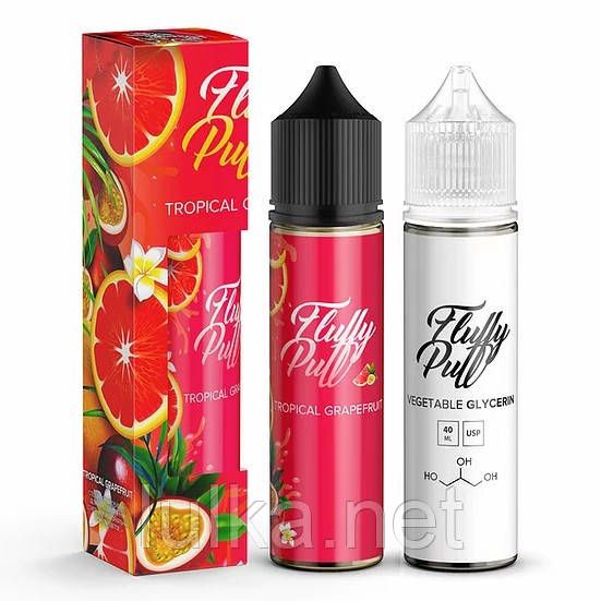 Набір Fluffy Puff Tropical Grapefruit 60мл Organic Набір Fluffy Puff Tropical Grapefruit 60мл Organic