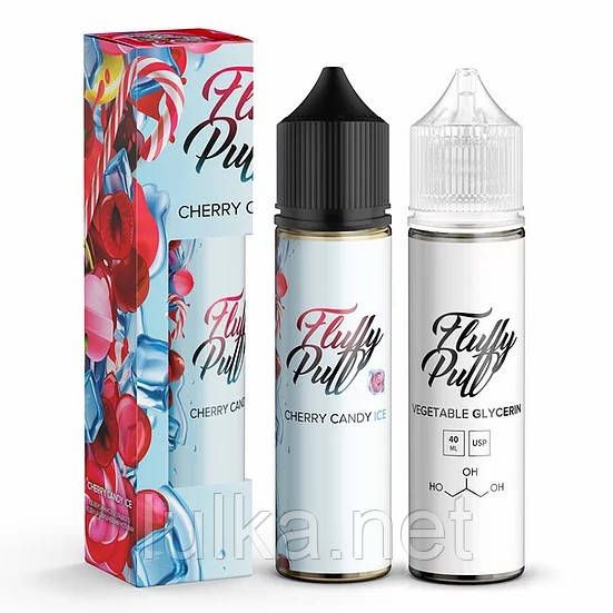 Набір Fluffy Puff Cherry Candy Ice 60 мл Organiс Набір Fluffy Puff Cherry Candy Ice 60 мл Organiс