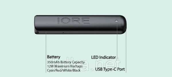 Eleaf iOre Lite Pod System Kit 350 mAh (Black) Eleaf iOre Lite Pod System Kit 350 mAh (Black)