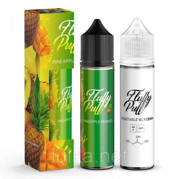 Набір Fluffy Puff Pineapple Mango 60мл Organic Набір Fluffy Puff Pineapple Mango 60мл Organic