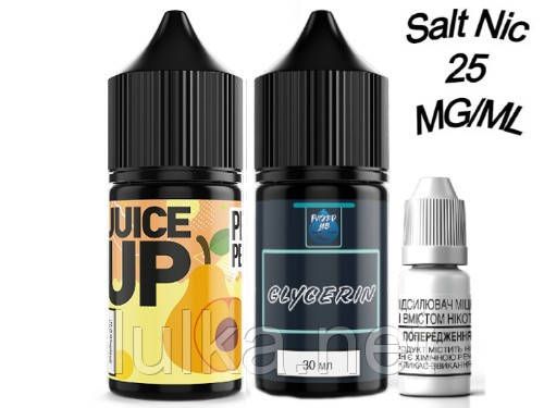 Набір Salt Juice Up Pear Peach 25мг/мл 30мл. Набір Salt Juice Up Pear Peach 25мг/мл 30мл.