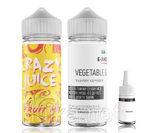 Набір Fruit Mix – Crazy Juice Organic 120 мл. Набір Fruit Mix – Crazy Juice Organic 120 мл.