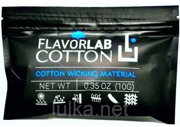 Вата Flavorlab Cotton 0.35oz (10G) Вата Flavorlab Cotton 0.35oz (10G)