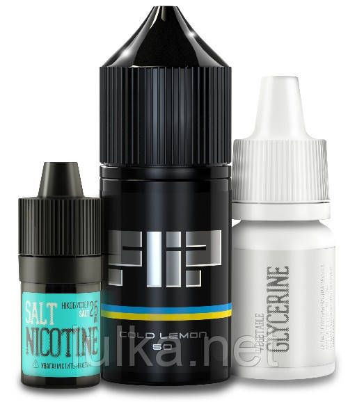 Набір Flip Salt Cold Lemon 25 мг/мл 30 мл. Набір Flip Salt Cold Lemon 25 мг/мл 30 мл.