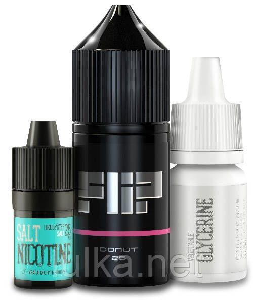 Набір Flip Salt Donut 25 мг/мл 30 мл. Набір Flip Salt Donut 25 мг/мл 30 мл.