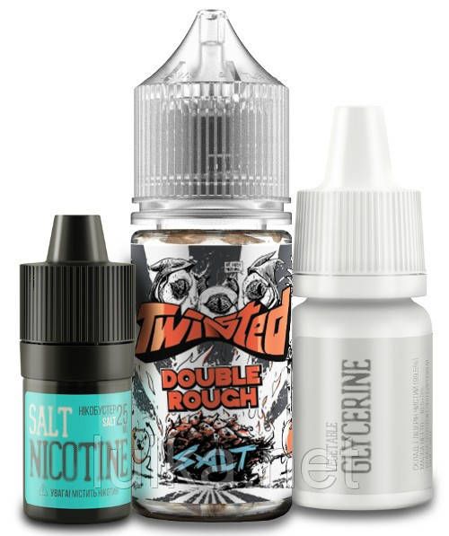 Набір Twisted Salt Double Rough 25мг/мл 30мл. Набір Twisted Salt Double Rough 25мг/мл 30мл.