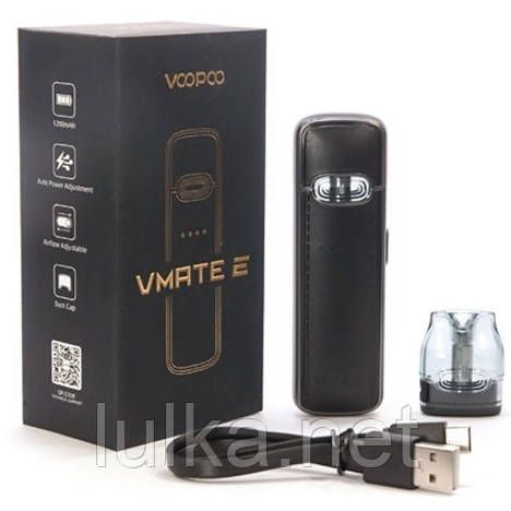 Voopoo VMATE E Pod Kit 1200mAh (Classic Black) Voopoo VMATE E Pod Kit 1200mAh (Classic Black)