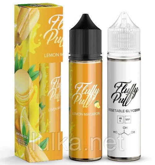 Набір Fluffy Puff Lemon Macaron 60мл Organic Набір Fluffy Puff Lemon Macaron 60мл Organic