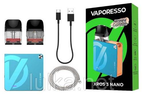 Vaporesso XROS 3 Nano Pod Kit 1000 mAh (Bondi Blue) Vaporesso XROS 3 Nano Pod Kit 1000 mAh (Bondi Blue)