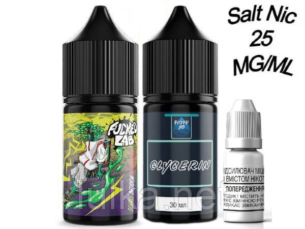 Набір Salt Fucked Green Energy 25 мг/мл 30 мл. Набір Salt Fucked Green Energy 25 мг/мл 30 мл.