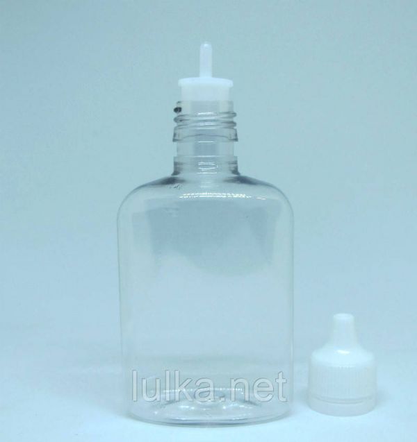 Пляшка пластикова з дозатором і кришкою 100мл (прозорий) Пляшка пластикова з дозатором і кришкою 100мл (прозорий)