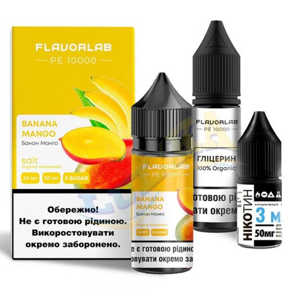 FlavorLab PE 10000 Banana Mango 30мл 50mg Salt