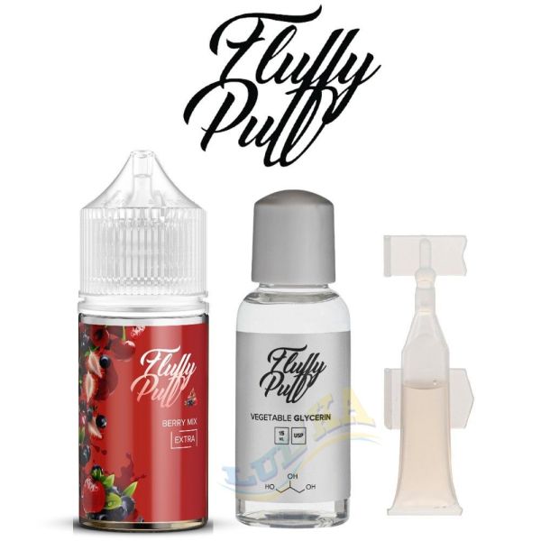 Набір Fluffy Puff Salt Berry Mix 30 мл. Набір Fluffy Puff Salt Berry Mix 30 мл.