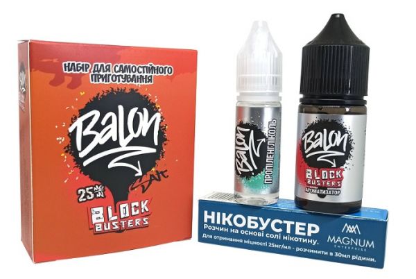Комплект Salt Balon Blockbusters (25 мг/мл) 30 мл.