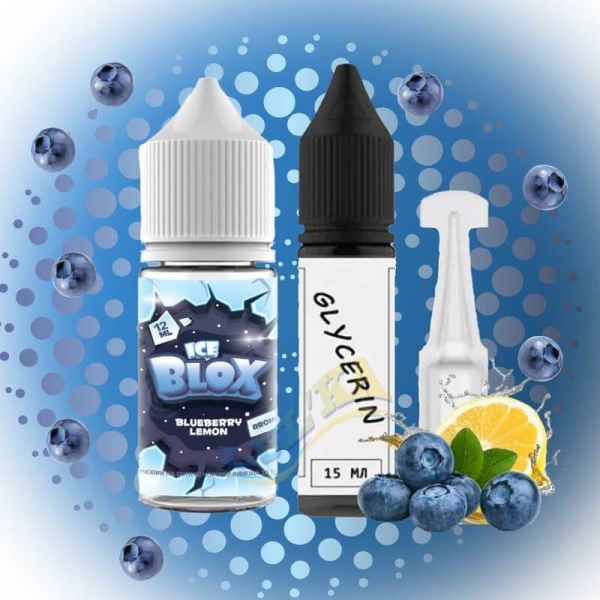 Набір Ice Blox Blueberry Lemon Salt 30мл. Набір Ice Blox Blueberry Lemon Salt 30мл.