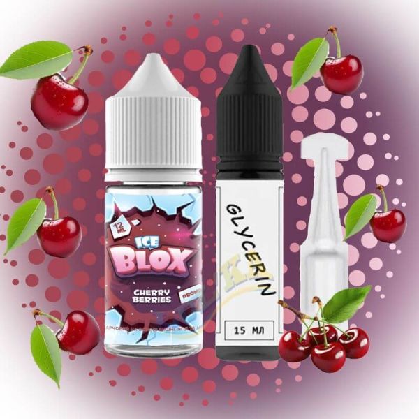 Набір Ice Blox Cherry Berries Salt 30 мл. Набір Ice Blox Cherry Berries Salt 30 мл.