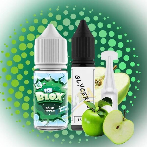 Набір Ice Blox Sour Apple Salt 30 мл. Набір Ice Blox Sour Apple Salt 30 мл.