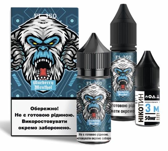 Набір FL 350 Blueberry Menthol Salt 30 мл. Набір FL 350 Blueberry Menthol Salt 30 мл.