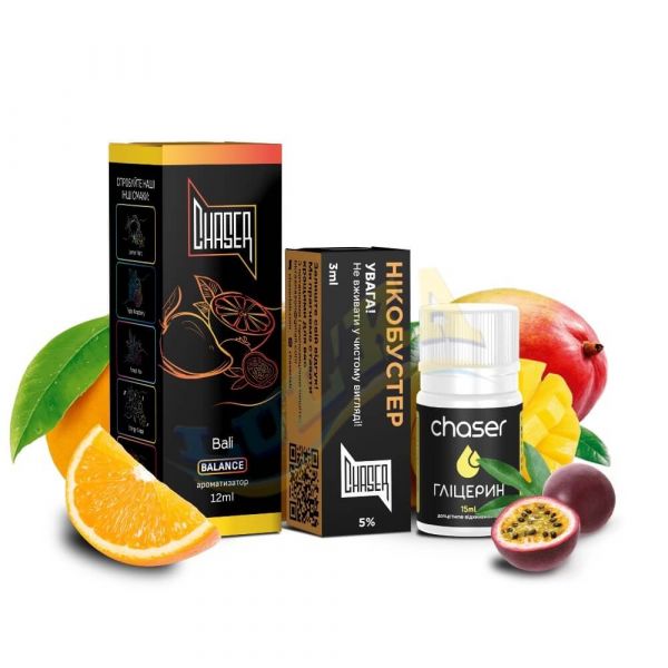 Набор Chaser Salt Bali (50 мг/мл) 30 мл Набор Chaser Salt Bali (50 мг/мл) 30 мл