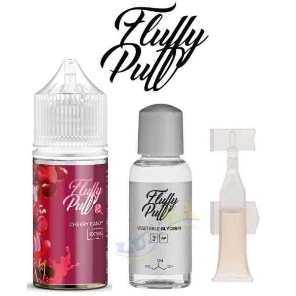 Набір Fluffy Puff Salt Cherry Candy 30 мл. Набір Fluffy Puff Salt Cherry Candy 30 мл.