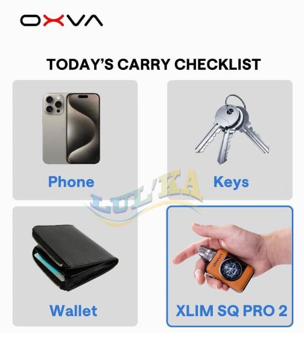 OXVA Xlim SQ PRO 2 Kit 1600mAh (Black Leather) OXVA Xlim SQ PRO 2 Kit 1600mAh (Black Leather)