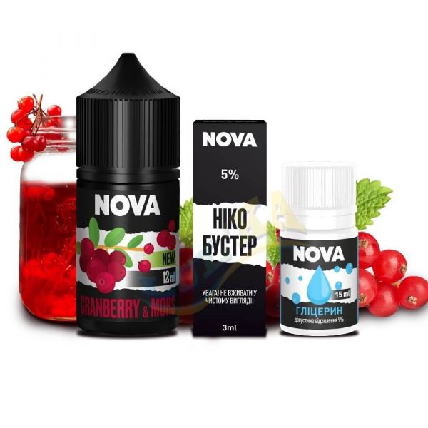 Набор Nova Salt Cranberry Mors (50 мг/мл) 30 мл. Набор Nova Salt Cranberry Mors (50 мг/мл) 30 мл.