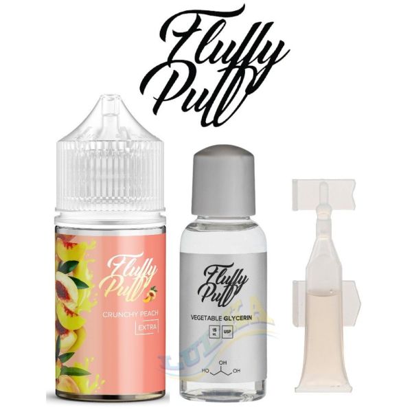 Набір Fluffy Puff Salt Crunchy Peach 30 мл. Набір Fluffy Puff Salt Crunchy Peach 30 мл.