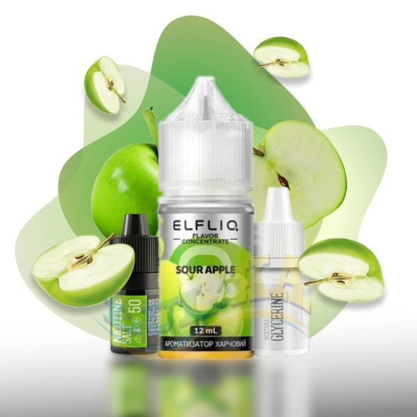Набор Elfliq Sour Apple, 30 мл