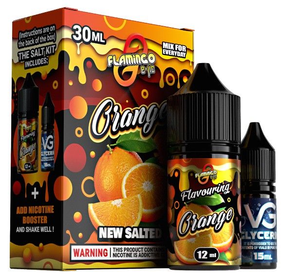 Набір Flamingo Salt Orange (50 мг/мл) 30 мл Набір Flamingo Salt Orange (50 мг/мл) 30 мл
