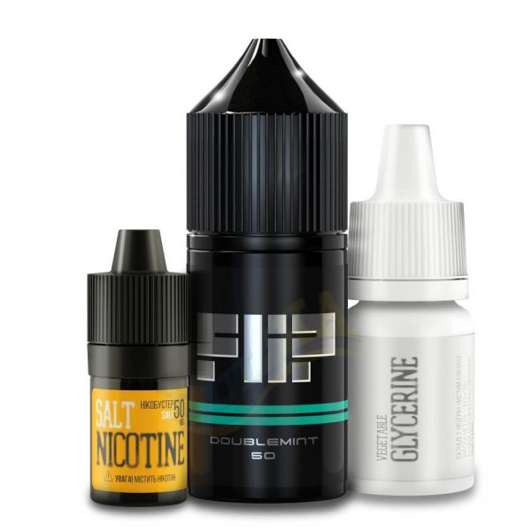 Набір Flip Salt Doublemint 50мг/мл 30мл. Набір Flip Salt Doublemint 50мг/мл 30мл.