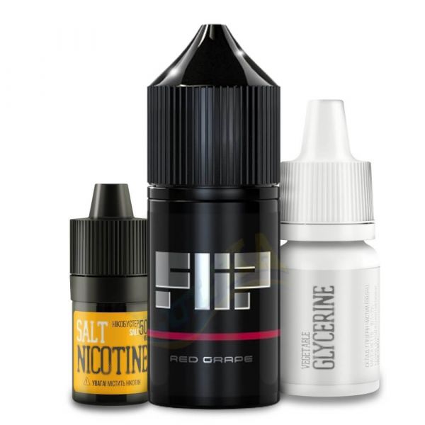 Набір Flip Salt Red Grape 50мг/мл 30мл. Набір Flip Salt Red Grape 50мг/мл 30мл.